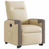 Recliner with Rising Assistance Cream Fabric