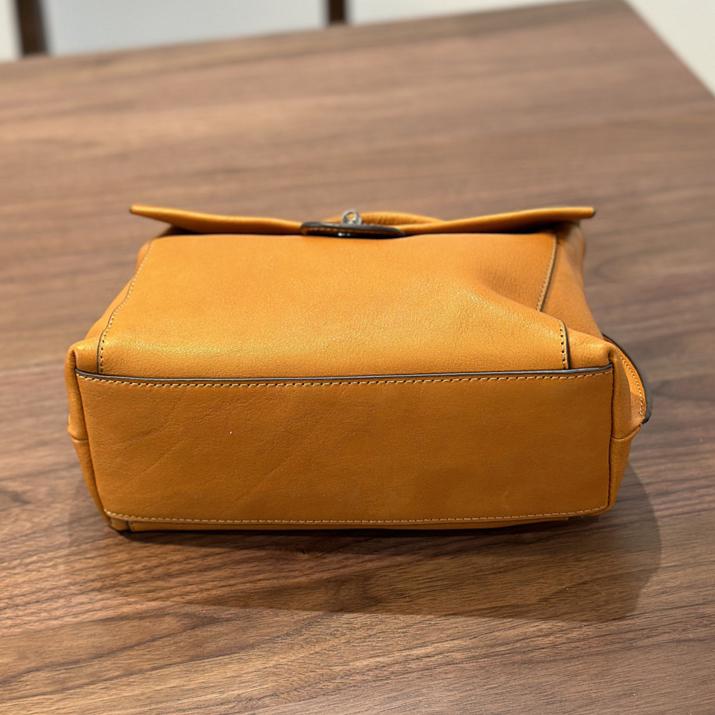 Johnature Handmade Retro Genuine Leather Women's Bag Versatile Soft Cowhide Solid Color Shoulder Crossbody Bags