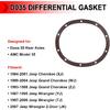 D035 Differential Cover Gasket Fit For Jeep Wrangler 1984-2007 Dana 35 Rear Axle