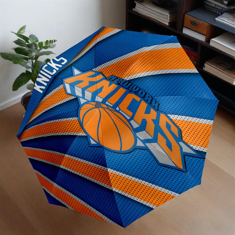 Knicks Logo Umbrella 8-Frame for Travel, Camping, Casual Lightweight Portable Umbrella, Essential for Every Family Holidays Gift