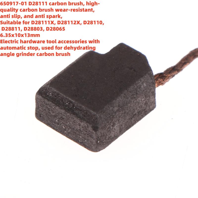 2Pcs 6.35X10X13Mm Carbon Brushes For Dewalt Angle Grinders D28111 D28113 D28116 D28117 D28130