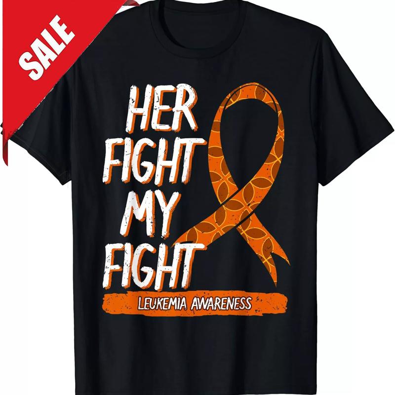 Her Fight My Fight Leukemia Awareness T-shirt