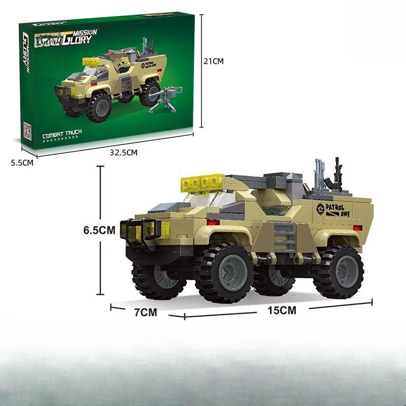 Small Particles DIY Mini Fighter Model Assembling Military Building Blocks Gift