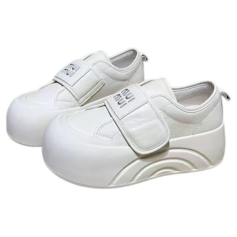 This Year's Popular Shoes New Velcro Bread Shoes German Training Shoes Platform Heightening Versatile Casual Shoes
