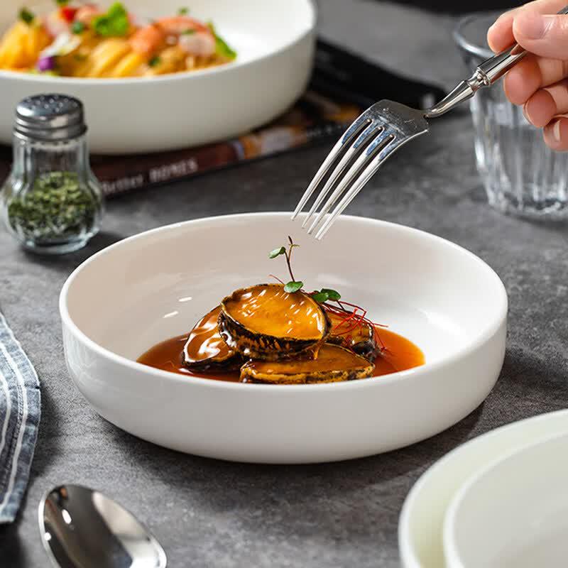 Nordic Bone China Deep Dinner Plate