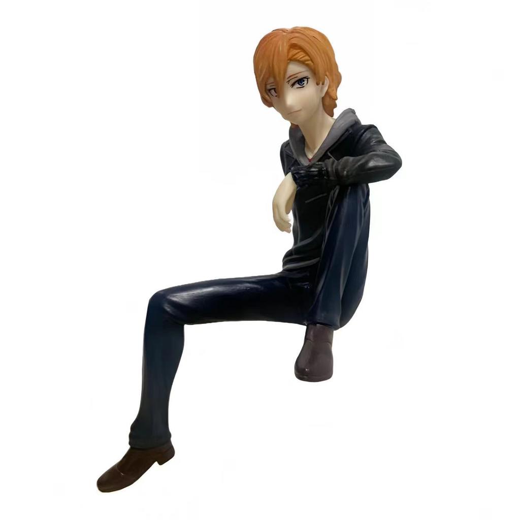 8cm Anime Bungou Dogs Vagrants Figure Youth Dazai Osamu Action Figure Nakahara Chuuya Statuette Pvc Collection Model Toys