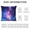 Starry Sky Cushion Cover Soft Plush Fabric Double-Sided Printed Sofa Cushion Cover For All Seasons Home Decor Gift