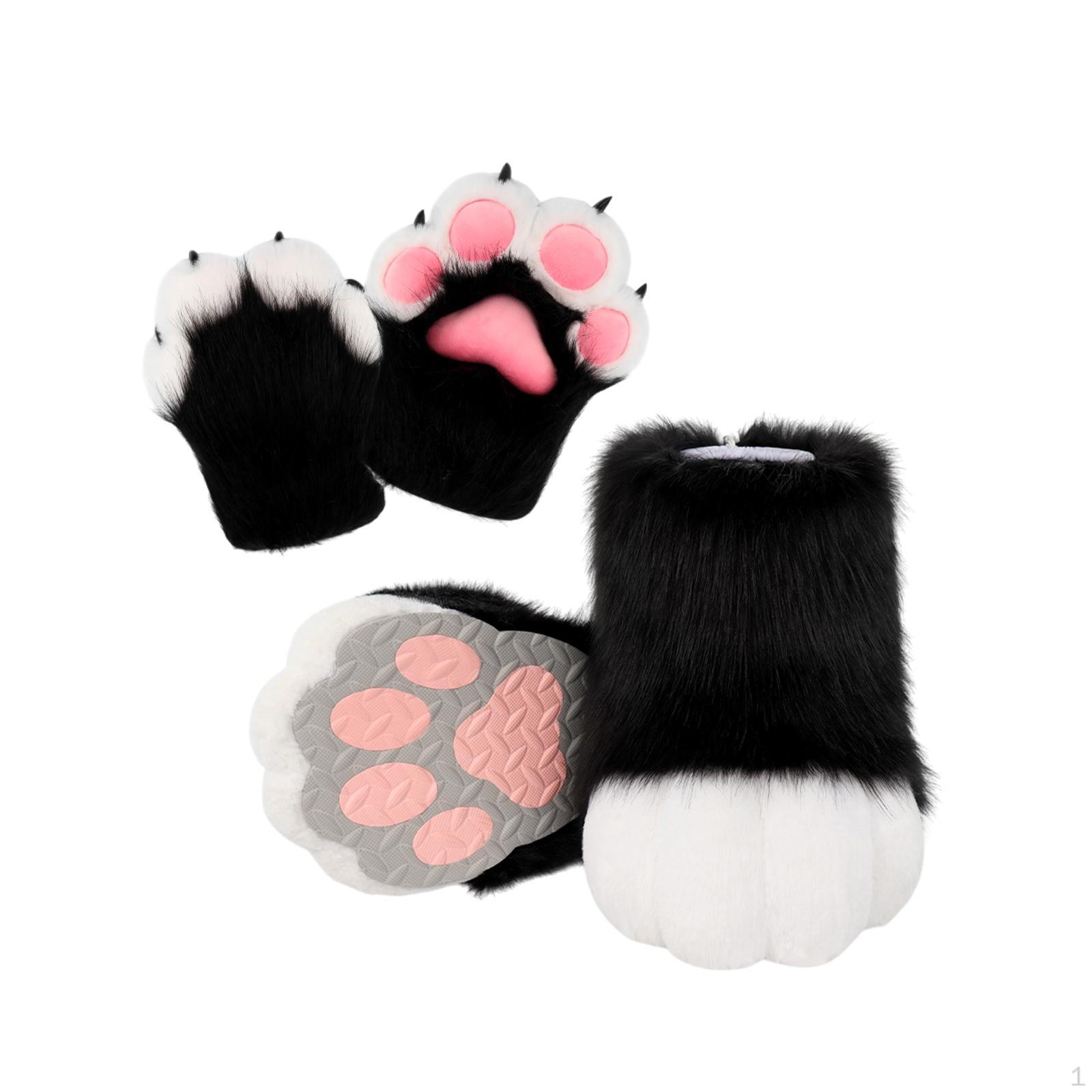 

Варежки «Когти животных» для ролевых игр и сценических представлений чёрный