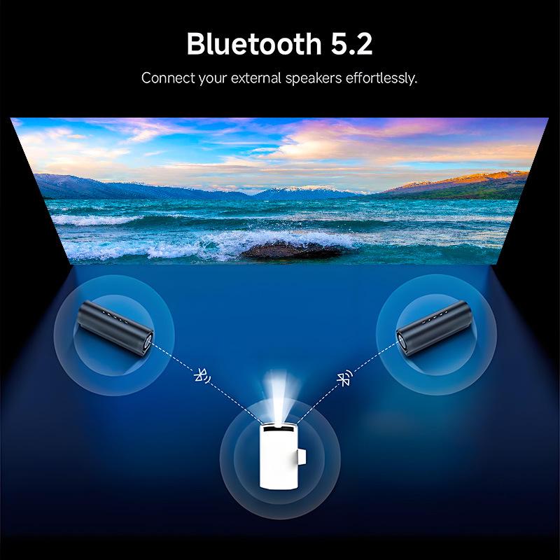 4K HD M11 Short-throw Projector with WiFi & Integrated Speaker