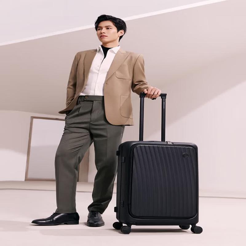 OIWAS PC Hardside Side-Opening Luggage 24 Inch