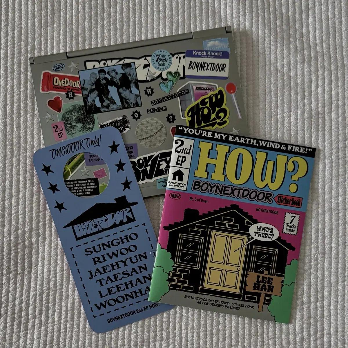 

Boynextdoor Boynextdoor How Sticker Version Album