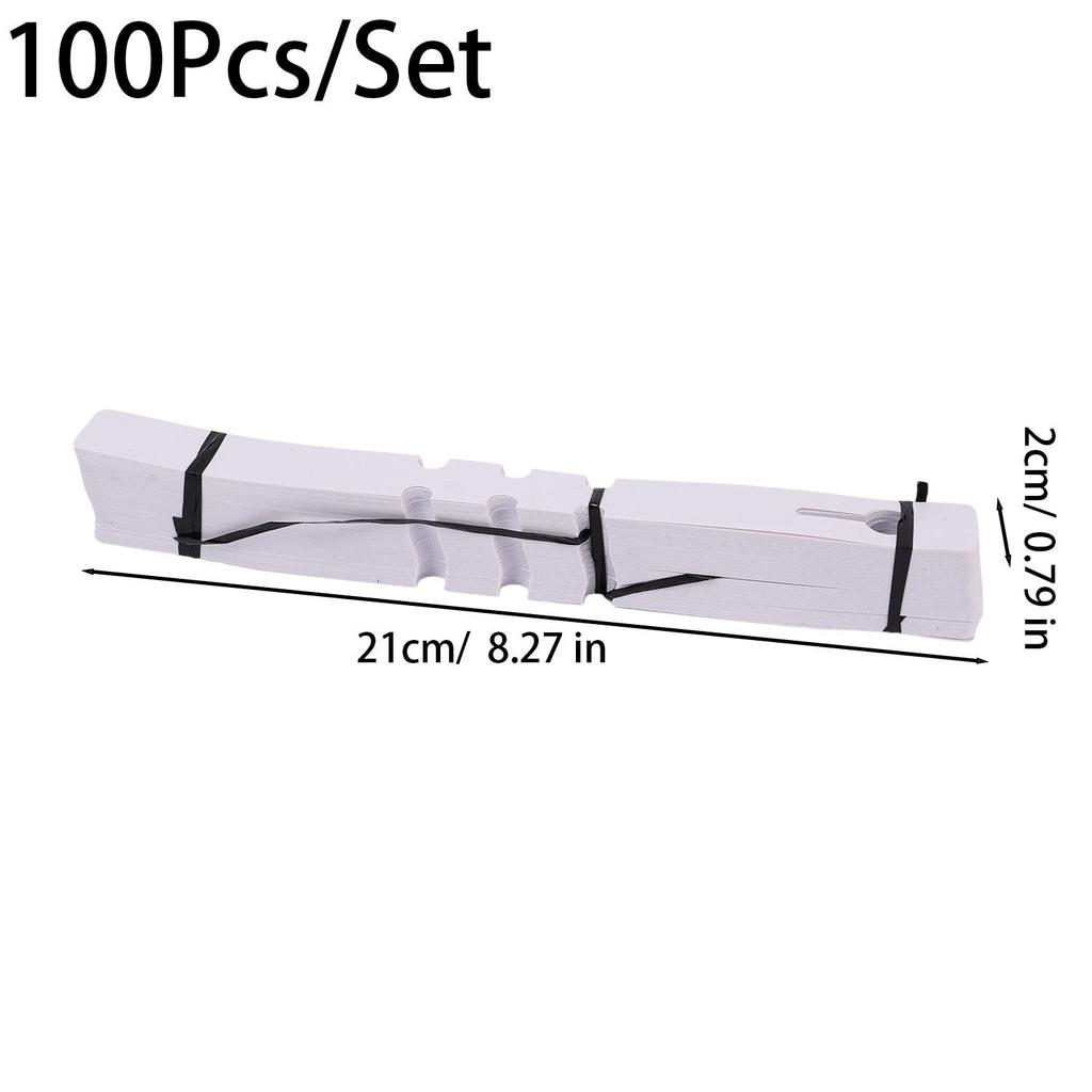 300/100pcs Waterproof Plant Tags Reusable PVC Identification Rings for Flower Plant Labels Signboard Marker Hanging Tag Supplies