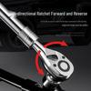 1/4" Mini Telescopic Ratchet Wrench - Two-Way Quick Release for Auto Repair & Maintenance