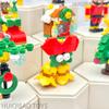 Non-Toxic Children Mini Christmas Tree Santa Claus Model Micro Bricks Building Block Diy Insect Animal Bricks Toys For Adult Gift