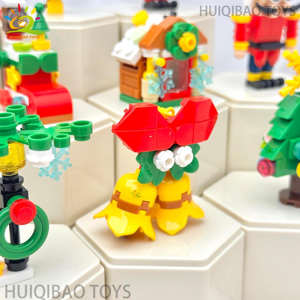 Non-Toxic Children Mini Christmas Tree Santa Claus Model Micro Bricks Building Block Diy Insect Animal Bricks Toys For Adult Gift