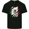 Torn Mexico Flag Mexican Day Football Kids T-Shirt Childrens