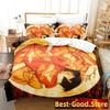 3D Anime Bed Kawaii Konsatoshi Printed Bed Set Duvet Cover Pillowcase Bedding Set Linen Sheet Quilt Cover Full Queen King Size