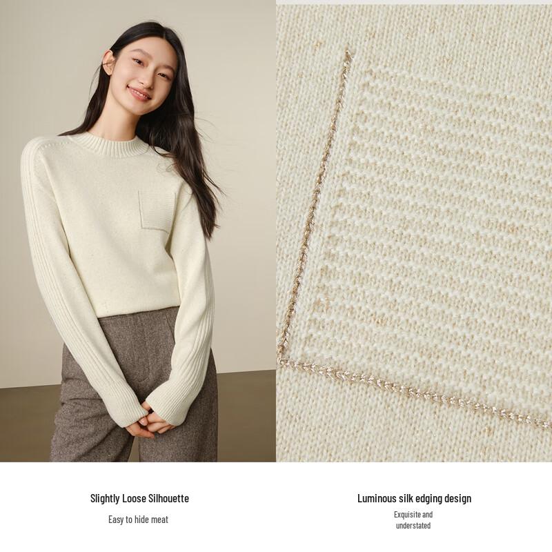 Anna Kou Women's Luxury Wool Knit Sweater