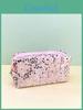 Velvet Sequin Makeup Bag With Large Capacity For Travel And Daily Use