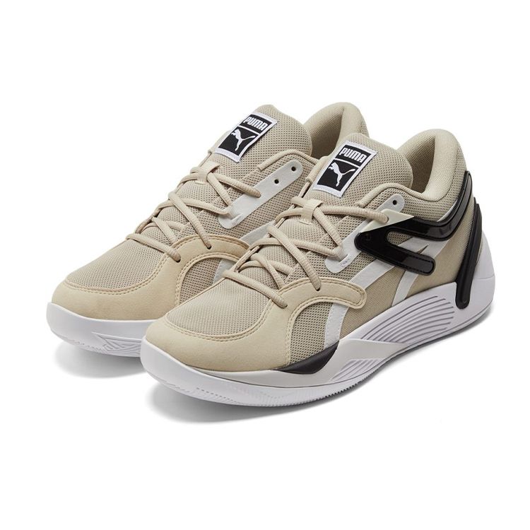 Puma TRC Blaze Court Nimbus Cloud Black Men Sneakers Cream 376582-11