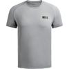 EA7 FW23 Logo Round Neck Pullover T-Shirt Men Tops Gray 6RPT40-PJMEZ-1920