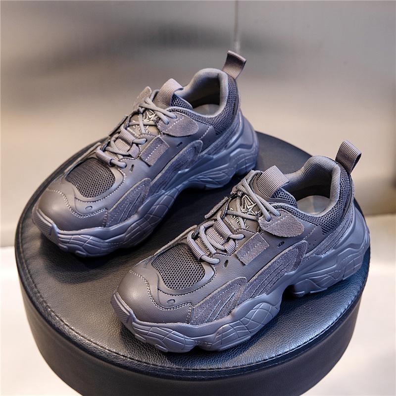 Women's Shoes Ins Tide Shoes Internet Celebrity New 2025 Spring Sports and Leisure Wenzhou Dad Shoes Women's Platform Shoes Children's Tide