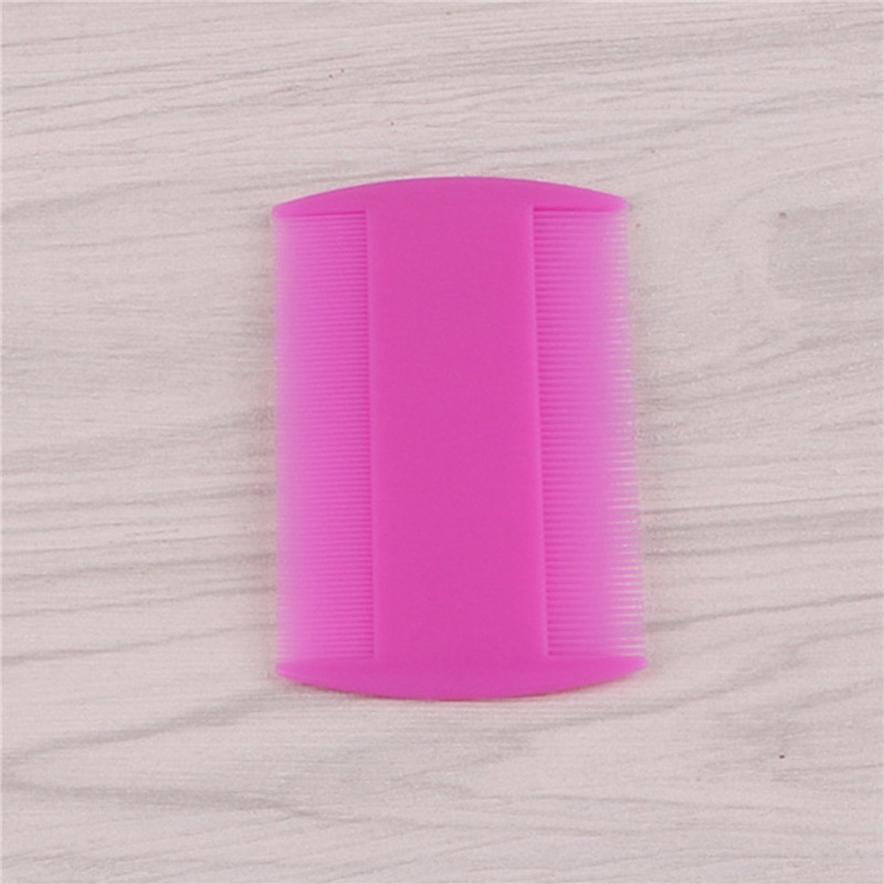 

Домашний животный Двусторонний Плотный зубчатый гребень Двухрядный Блошиный гребень Чистящие средства Для красоты Вши Расческа Блошиный гребень