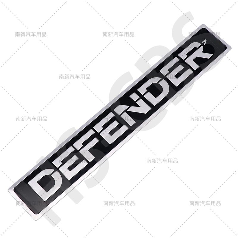 Logo Lettere Auto Defender in Alluminio 3D Adesivi Decorativi Parafango Auto Portiera Emblema Bagagliaio Posteriore Badge Portellone Accessori Styling