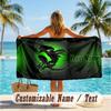Custom Text Beach Towel, Soft Absorbent Swimming Multi-use TowelAlien Xenomorph