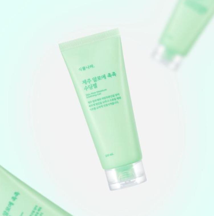 Sikmulnara Jeju Aloe Beruhigendes Gel – 200ml | Koreanisches Feuchtigkeitsspendendes Gel für Gesicht & Körper