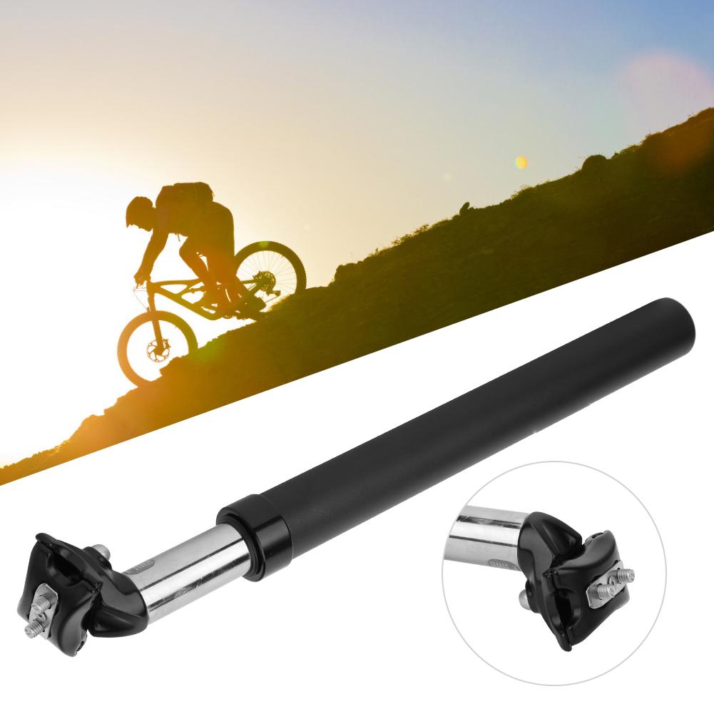 SPS 405 Aluminiumlegierung Mountainbike Stoßfeste Sattelstütze Fahrrad Stoßdämpfende Sattelrohr Fahrradausrüstung Schwarz