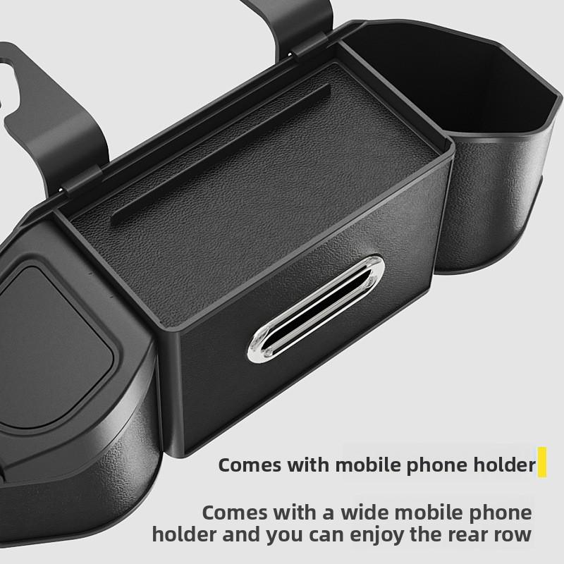 Automatický organizér na zadní sedadlo s háčkem Držák na telefon do auta Držák na nápoje Box na kapesníky Úložný box na zadní stranu autosedačky Pro interiér auta
