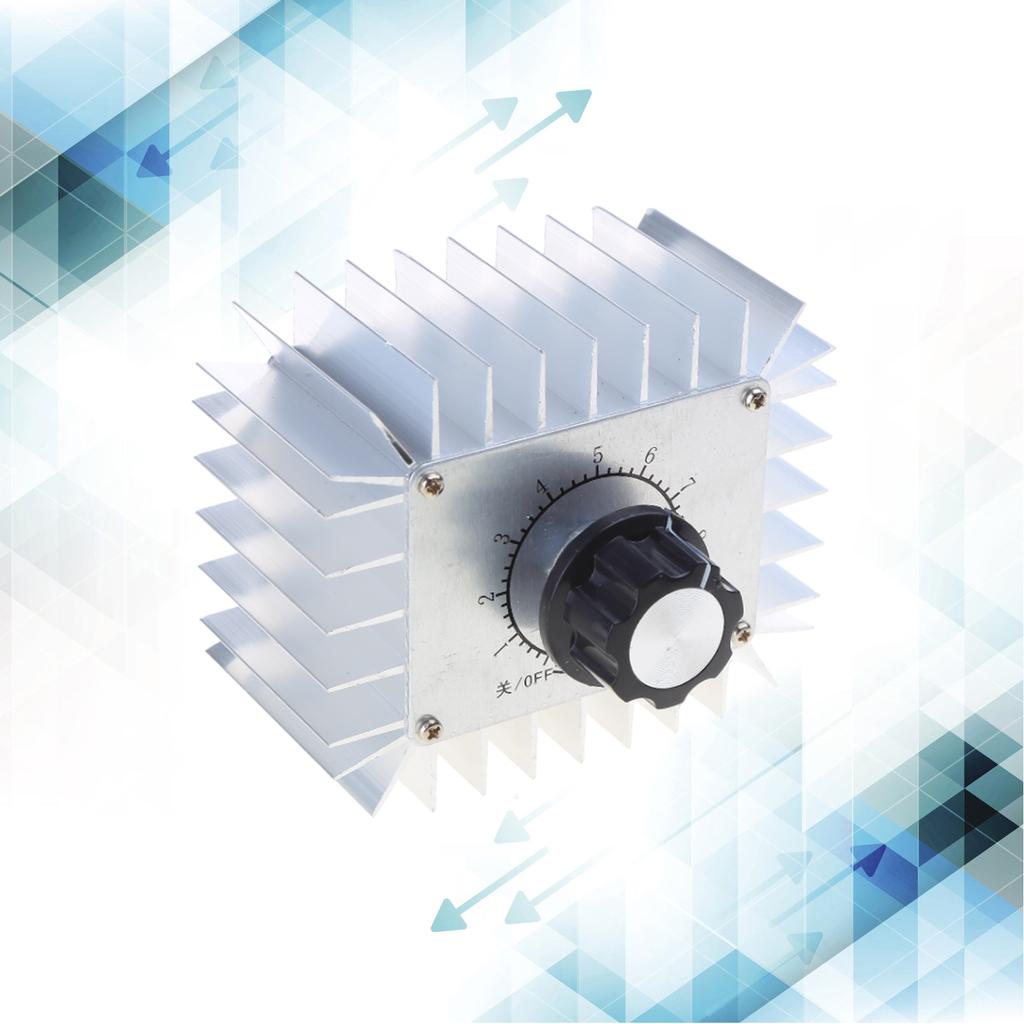 Upgraded 5000W Motor Speed Regulator Efficient Power Regulator 220V 5000W Thyristor Motor for Electrical Appliances