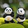Adorable Panda Model Blind Box Collectible Figures For Creative Micro Landscape Decor