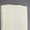 Kokuyo 20 100 Three-Color Loose-Leaf Ledger, A5, Holes, Sheets, Li-150