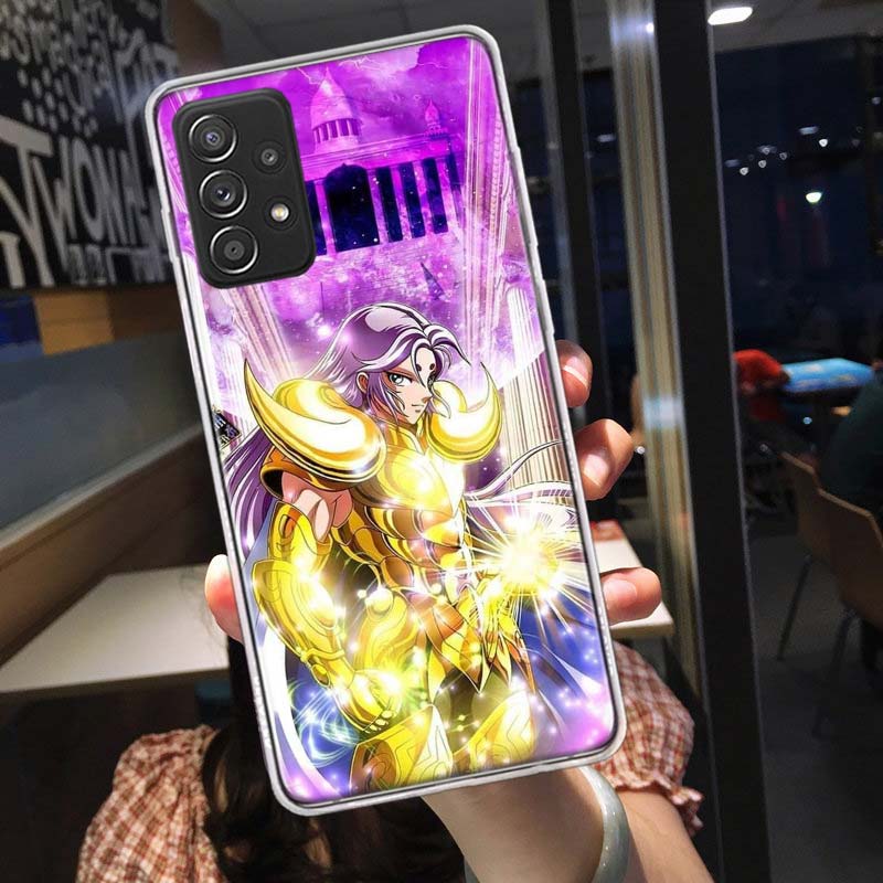 Saint Seiya Knights Of The Zodiac Phone Case for Samsung A54 A57 A37 A17 A14 A15 A12 A24 A34 A55 A35 A25 A52S A07 A05S A04S A22