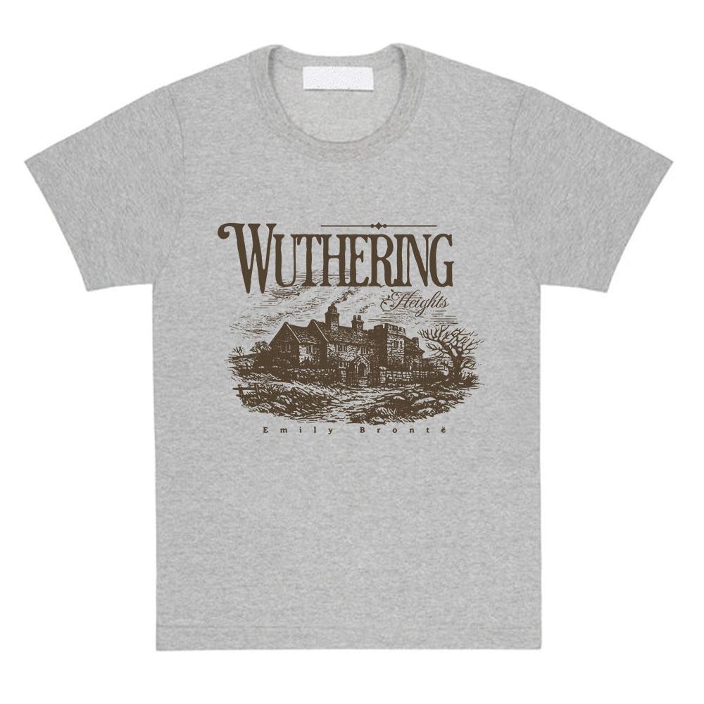 Wuthering Heights T-shirt Film Design Graphic Printing Tshirts Summer Short Sleeve O-neck Female Tees Top Cotton Unisex T Shirt