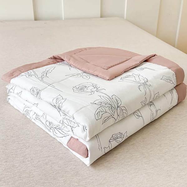 

WTEMPO Retro Elegant Printed Large Size Simple Retro Foldable Blankets Thickened Student Soft Dormitory Blankets Home Hotel Soft Tatami Blankets 150*200cm белый