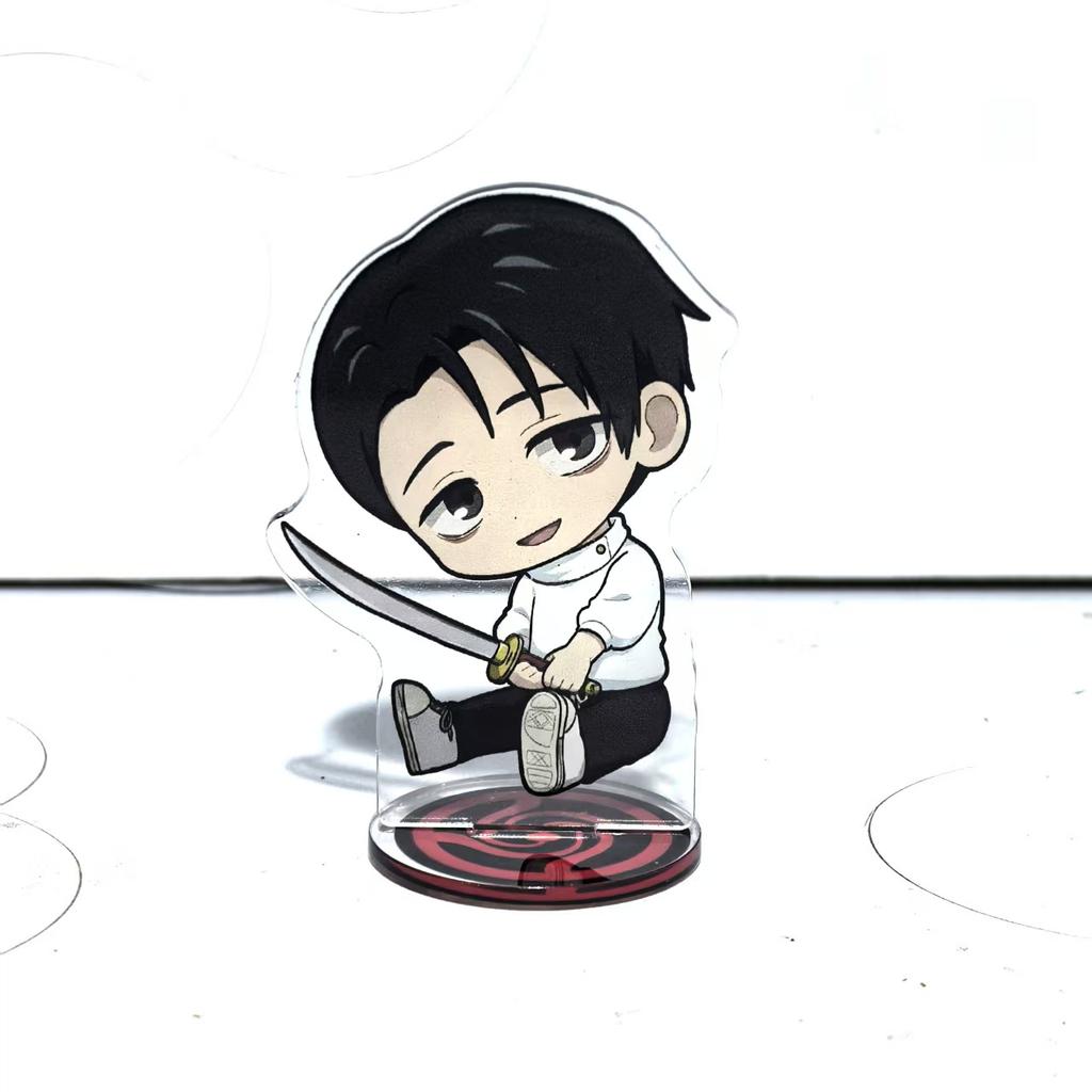 Anime Figure Jujutsu Kaisen 8cm Choso Zenin Naoya Nanami Kento Mini Stand Acrylic Ornaments Model Collections Dolls Gifts