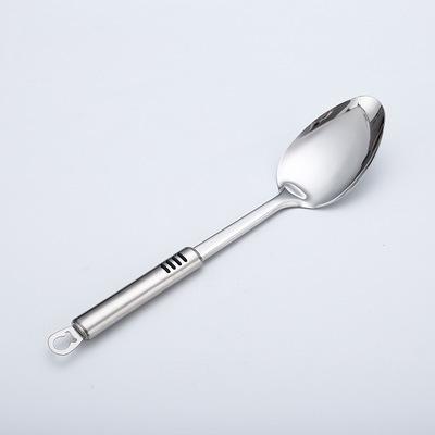 

Stainless Steel Kitchenware European Silver Frying Spatula Soup Spoon Fork Household Cooking Kitchen Tools Supplies Cookware