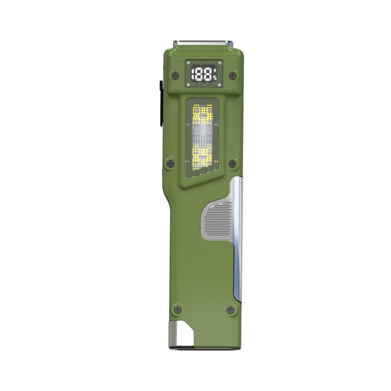 Multifunctional Tactical Flashlight Super Bright with Digital Power Display Portable Hand Torch, Waterproof Outdoor Work Light