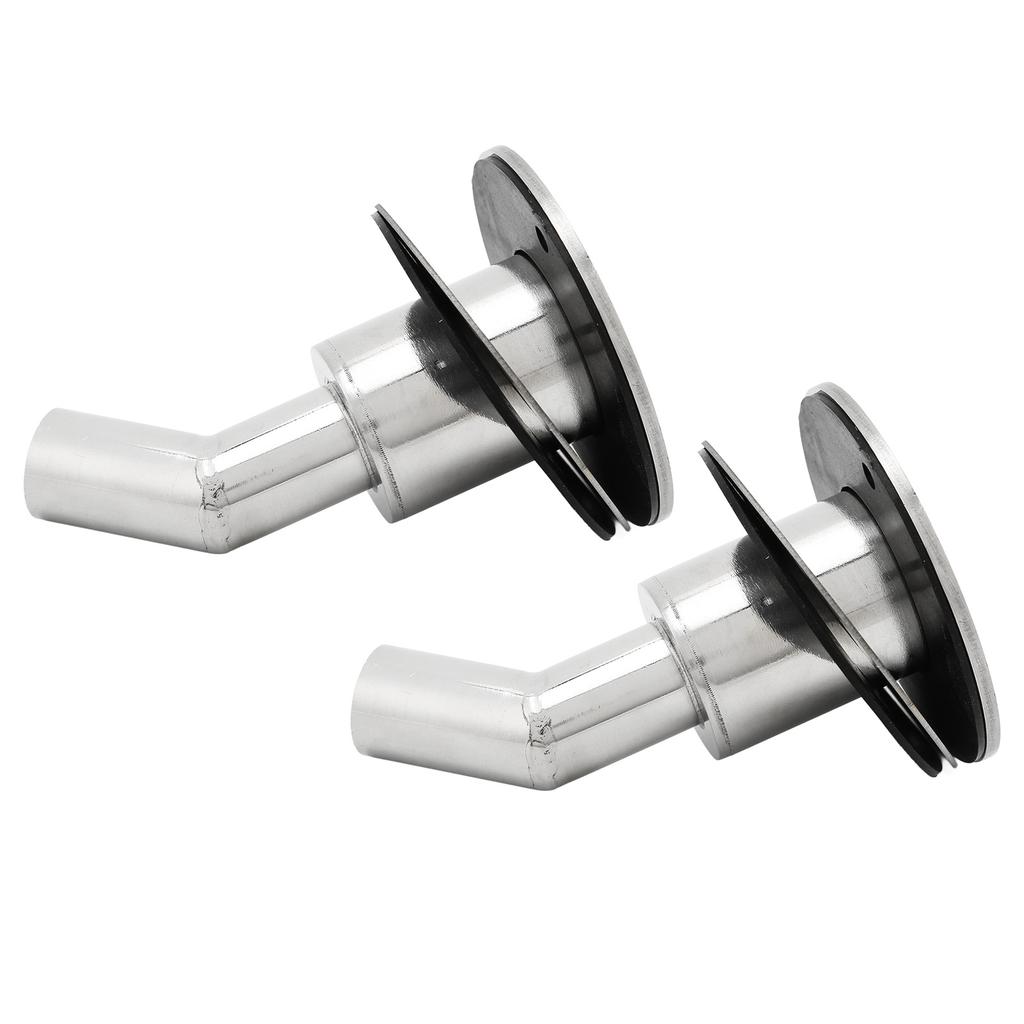 22mm Thru Hull Exhaust Skin 316 Stainless Steel Mirror Polished for Diesel Parking Heaters