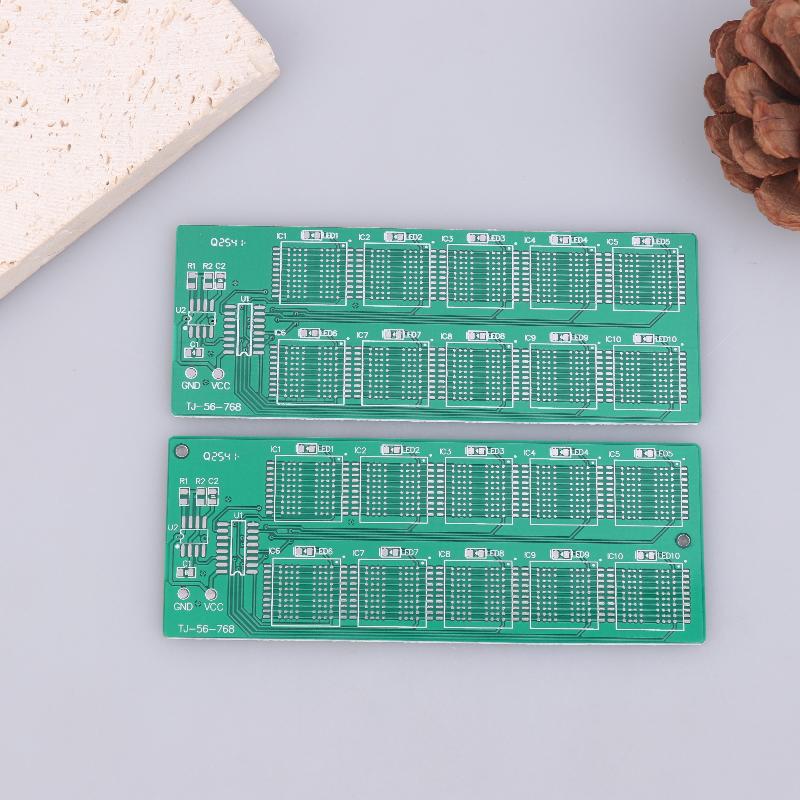 BGA-Chip-Lötübungsplatine-Kit Dezimale blinkende Lichter Lehre Praktisches Training Lötübung Einzelteile