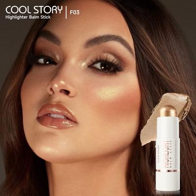 Jednobarevný rozjasňovač na obličej a tělo Rozjasňující a modelovací bronzový pudr Konturovací rozjasňovač Make-up na obličej