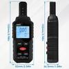 3 in 1 EMF Meter Professional, EMF Reader, Electromagnetic Radiation Detector Portable EMF Meter with Sound Light Alarm Digital LCD EMF Tester
