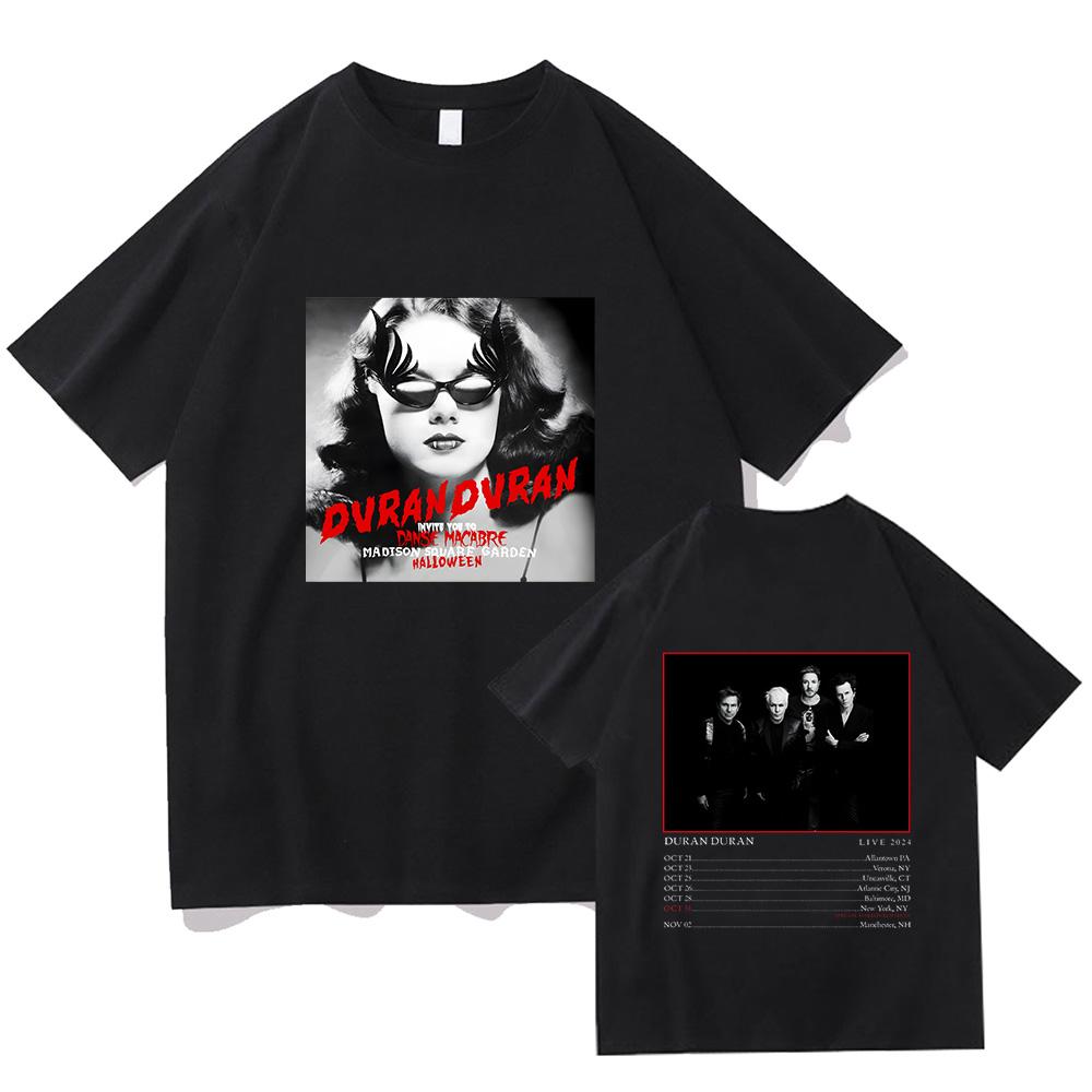 

Fashion Vintage Men s Women T-shirt Duran Duran 2024 Concert Tour Tee-shirt Large High Quality Cotton Tshirt O-neck Unisex To... 5XL різнокольоровий