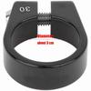 30mm Bike Pipe Clamp Aluminium Alloy Seatpost Clamp Durable Bike Seat Post Clamp  Mountain Bike