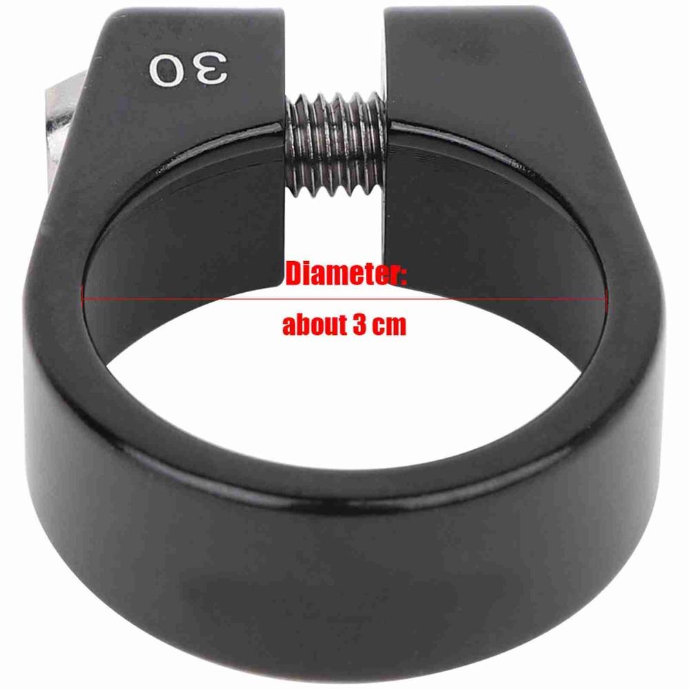 30mm Bike Pipe Clamp Aluminium Alloy Seatpost Clamp Durable Bike Seat Post Clamp  Mountain Bike