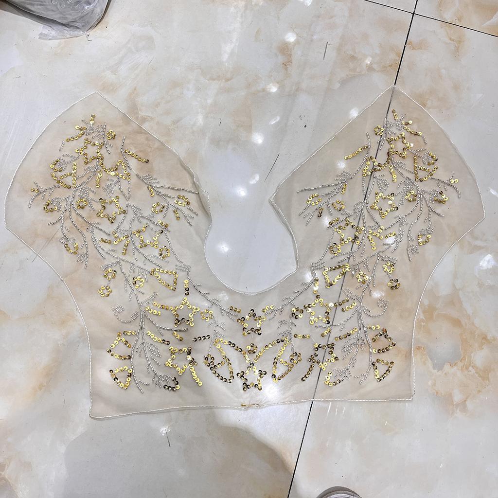 Collar Mesh Hollowed Collar Women'S Clothing Children'S Clothing Dresses Lace Tops And Other Diy Accessories Cloth Stickers