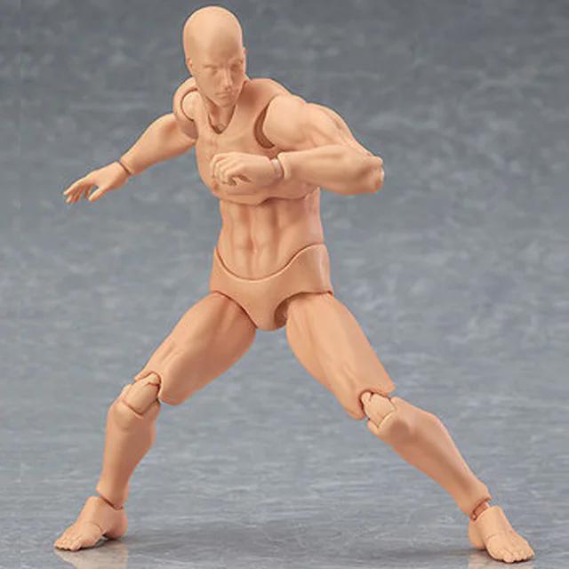 13cm Sketch Draw Male Female Movable Body Kun Body Chan Joint Pain Anime Figure Shf Action Figure Toy Model Draw Mannequin Gifts